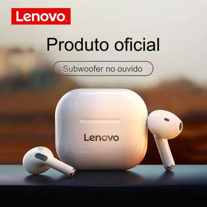 Lenovo Original lp40 bluetooth fone de ouvido 5.0 som imersivo alta fidelidade tws com microfone controle toque para longo tempo de espera movimento