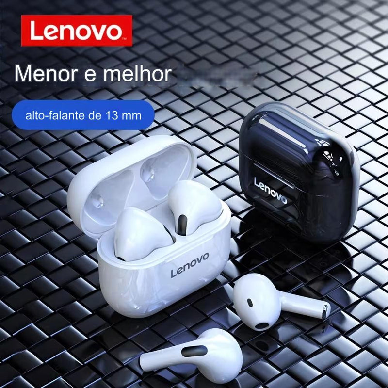 Lenovo Original lp40 bluetooth fone de ouvido 5.0 som imersivo alta fidelidade tws com microfone controle toque para longo tempo de espera movimento