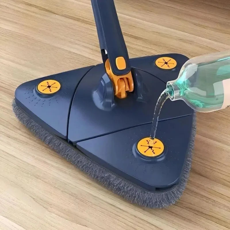 Esfregão Triangulo Mop De Limpeza Ajustável Giratória 360° - Nossa Compra