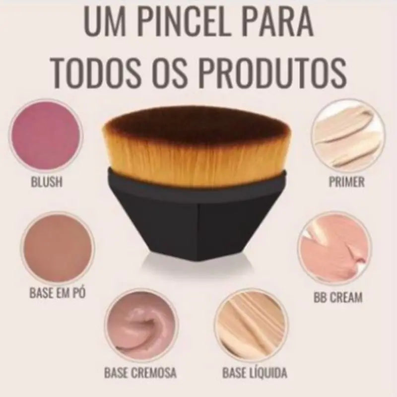 Pincel Para Base/BB Cream Hexagonal Para Maquiagem - Nossa Compra