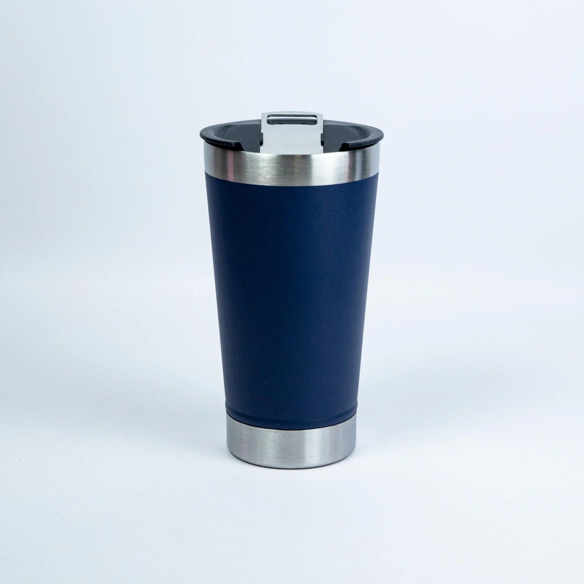 Copo Térmico 473ml COM TAMPA E Abridor Inox Para Quente e Gelado - Nossa Compra