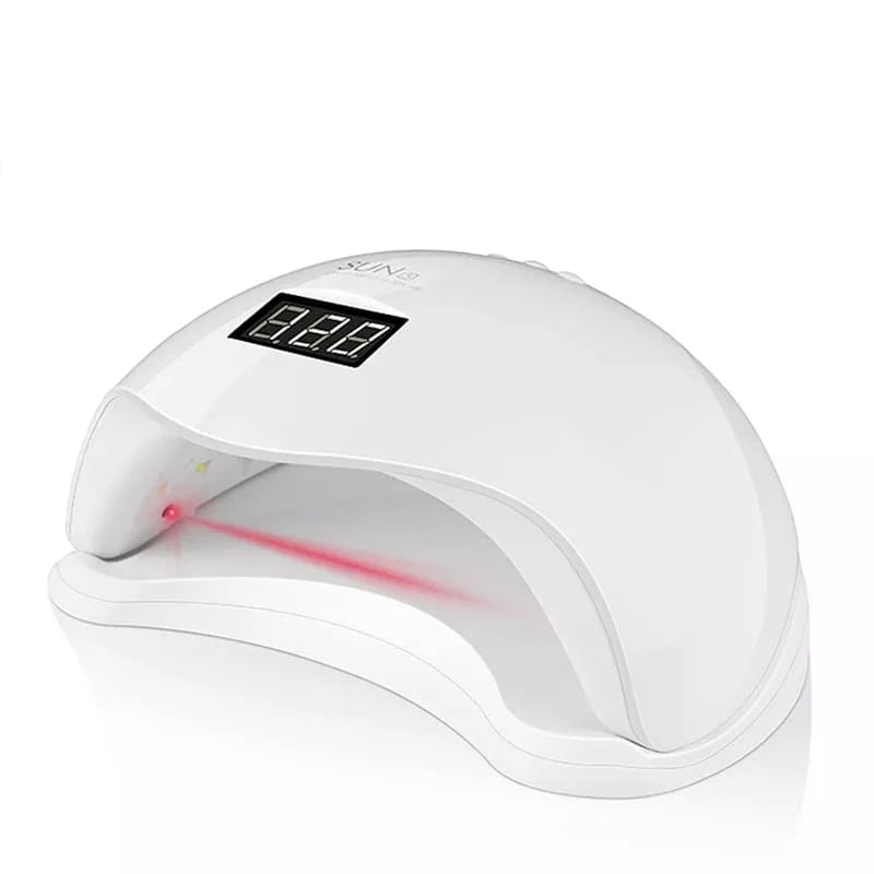 DAFUSHOP Cabine Sun 5 48w Rosa/Branca Bivolt Uv/led Timer Led Unhas Gel