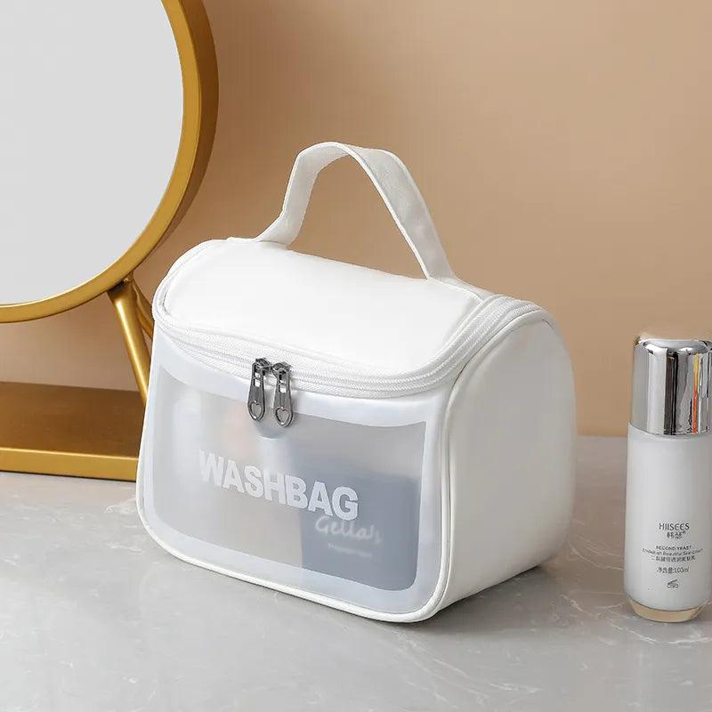 Bolsa Necessarie Transparente WashBag Impermeável - Nossa Compra