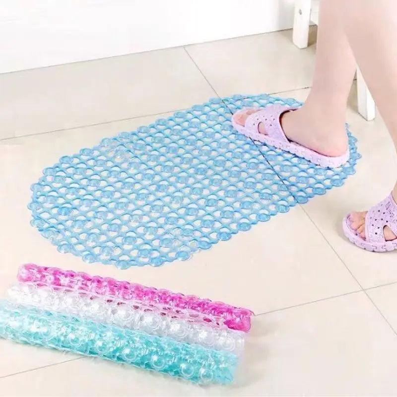 Tapete para Box Banheiro Antiderrapante 35cm x 65cm cm Borracha Excelente Qualidade 100% PVC - Nossa Compra