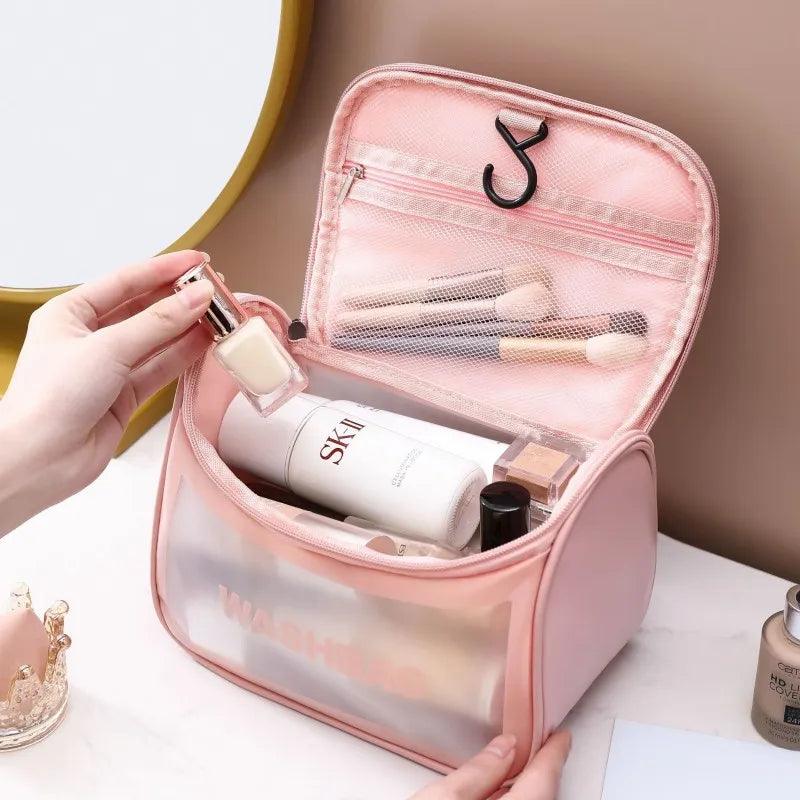 Bolsa Necessarie Transparente WashBag Impermeável - Nossa Compra