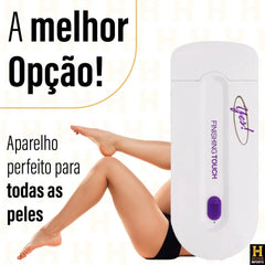 Depilador feminino elétrico Removedor De Pelos facial corporal Yes Finishing Touch Sem Fio recarregável - Nossa Compra