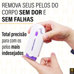 Depilador feminino elétrico Removedor De Pelos facial corporal Yes Finishing Touch Sem Fio recarregável - Nossa Compra