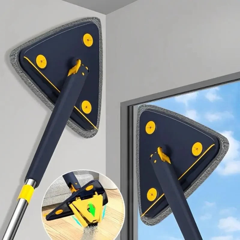 Esfregão Triangulo Mop De Limpeza Ajustável Giratória 360° - Nossa Compra