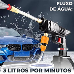 Lavadora De Alta Pressão Recarregável Para Carros E Jardins Linha Premium - Nossa Compra