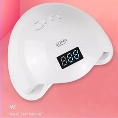 DAFUSHOP Cabine Sun 5 48w Rosa/Branca Bivolt Uv/led Timer Led Unhas Gel