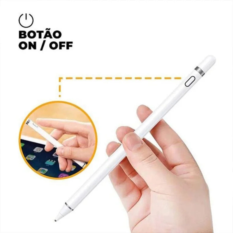 Caneta Touch Para Tablet Celular Compatível Com Sistema Android iOS, Windows Caneta Magnética Ponta Final Alta Precisão - Nossa Compra