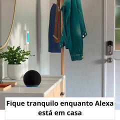 Alexa Echo Dot 5ª Geração Caixa de Som Inteligente Original Casa Moderna - SKYTUR envio rapido para todo o Brasil - Nossa Compra