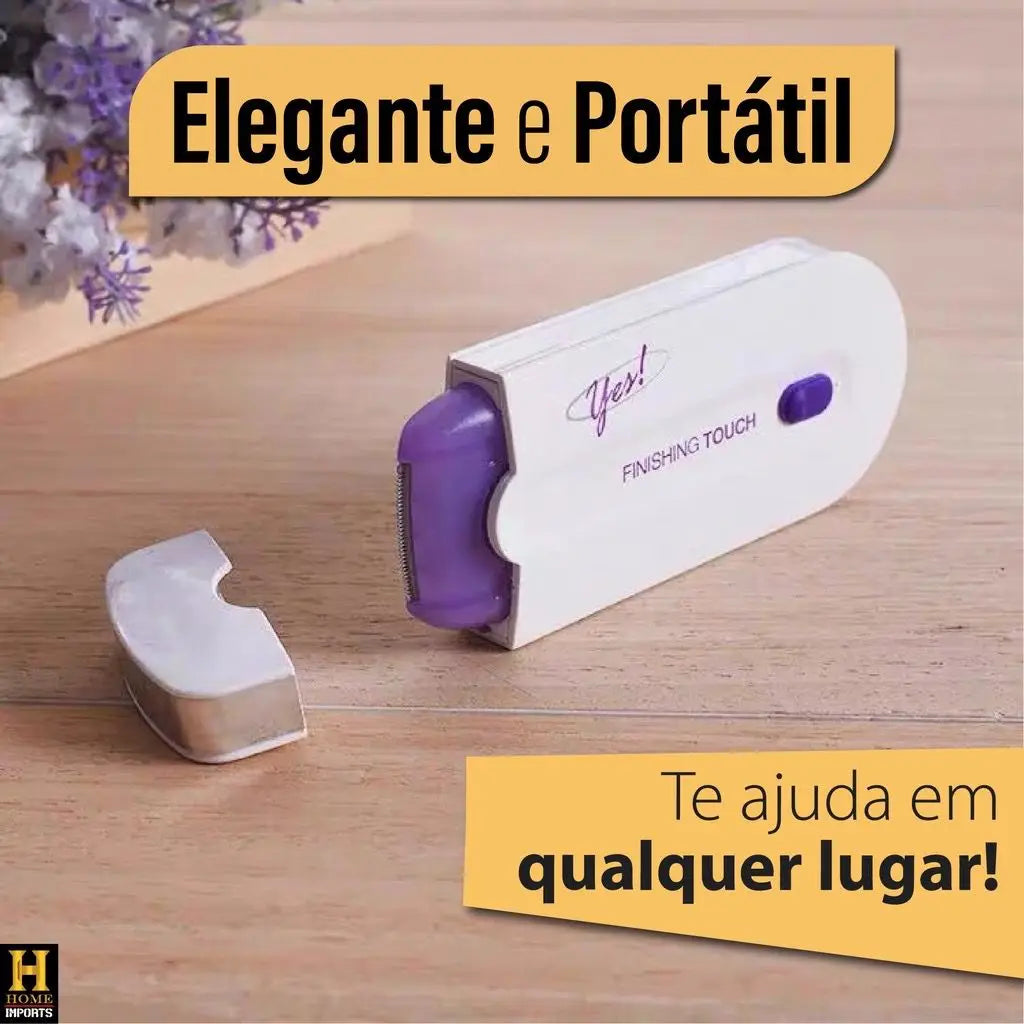 Depilador feminino elétrico Removedor De Pelos facial corporal Yes Finishing Touch Sem Fio recarregável - Nossa Compra