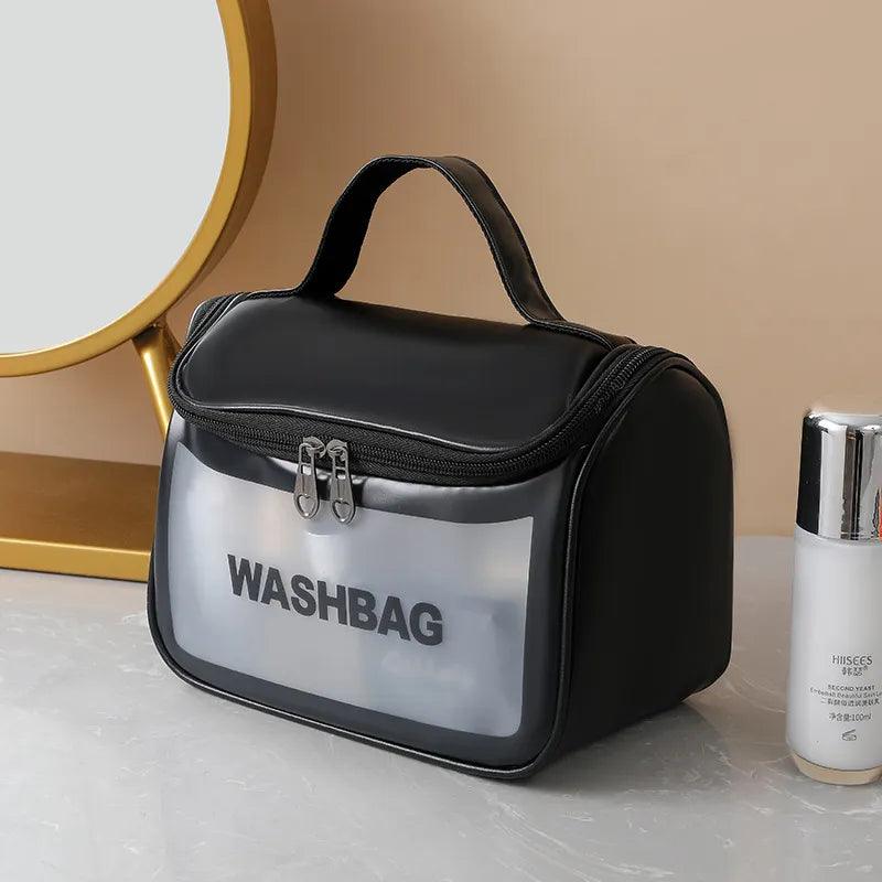 Bolsa Necessarie Transparente WashBag Impermeável - Nossa Compra