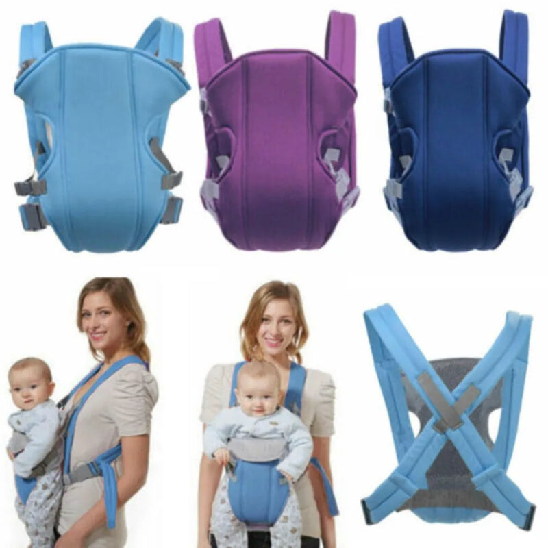 Transportador de bebê frontal respirável, Estilingue confortável, Mochila envoltório, Canguru Ajustável