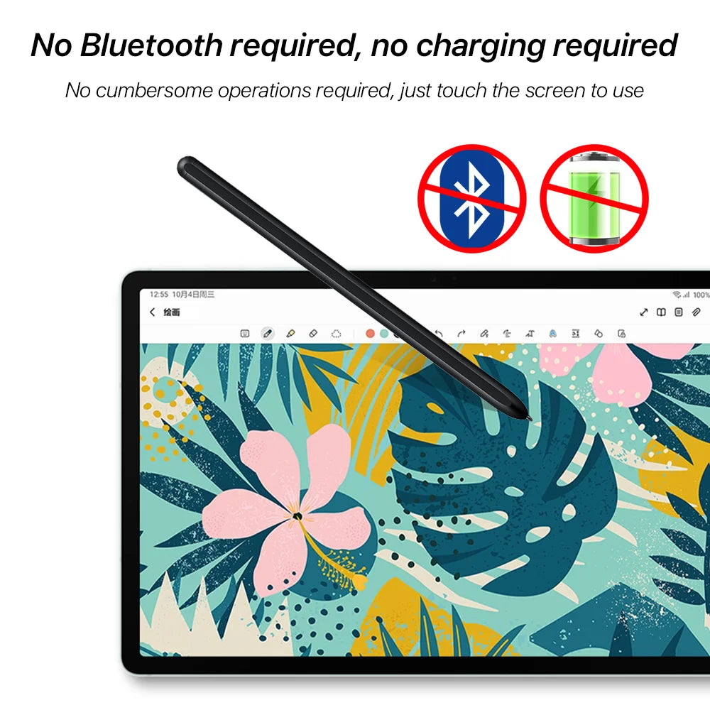 S Pen para Samsung Galaxy Tab S6 Lite, S7 FE, S8 Plus, S9 Ultra Stylus, Pressure Sensing Eraser, Touch Pen Lápis - Nossa Compra