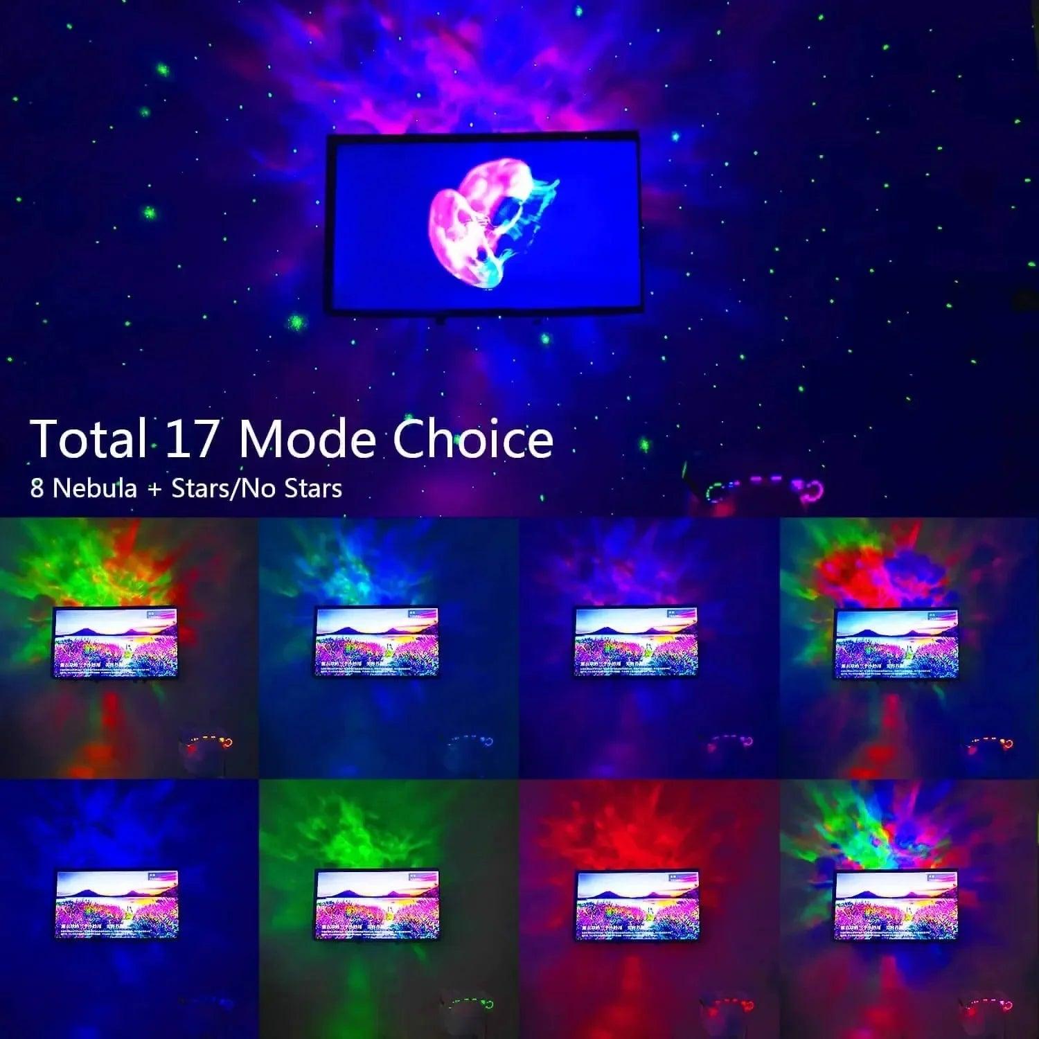 Projetor Astronauta. Galáxia Luz Estrela Noturna Nebulosa - Nossa Compra