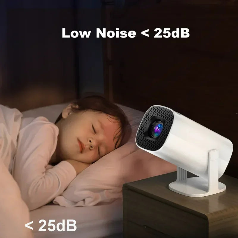 Mini projetor portátil esperto de P30, andróide 11, apoio de WiFi 6, 4K, 1080P, 2.4G, 5G, 1280x720P, cinema home