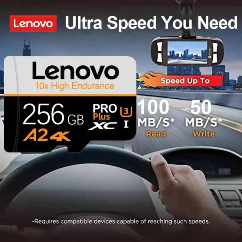 Lenovo Original SD 1TB Micro TF Mini SD Card 256GB 512GB 128gb 64GB TF Memory Flash Card for Phone/Computer/Câmera - Nossa Compra
