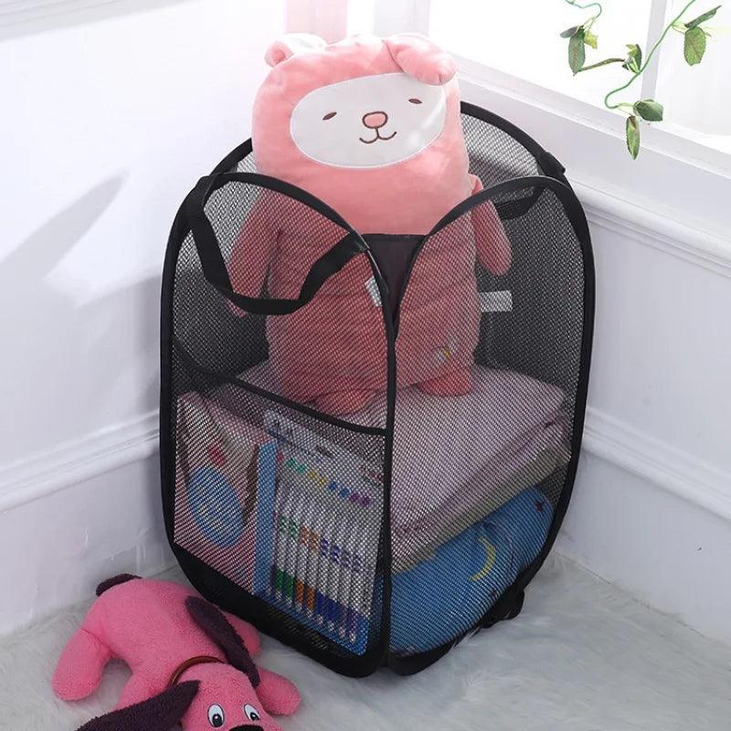 Cesto grande para roupas, 40x7 0/30x50cm, caixa dobrável, para roupas e brinquedos, cesta infantil, várias cores, organizador, kitche - Nossa Compra