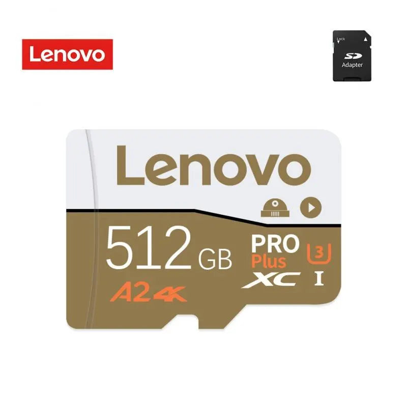 Lenovo Original SD 1TB Micro TF Mini SD Card 256GB 512GB 128gb 64GB TF Memory Flash Card for Phone/Computer/Câmera - Nossa Compra