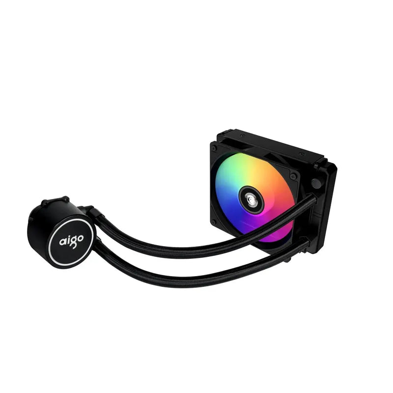 Aigo acse refrigerador de cpu de refrigeração de água 120 240 mm rgb ventilador líquido dissipador de calor integrado radiador lga 2066/2011/1151/1155/am3 +/am4 amd