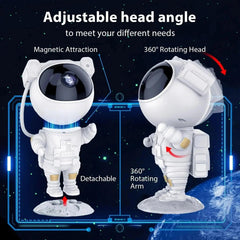 Projetor Astronauta. Galáxia Luz Estrela Noturna Nebulosa - Nossa Compra