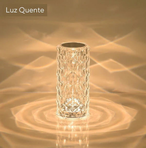 Luminária De Mesa - Cristal - Nossa Compra